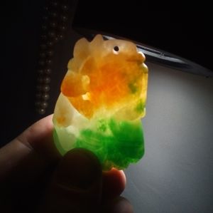 Jade jewelry pendant stone hand carved